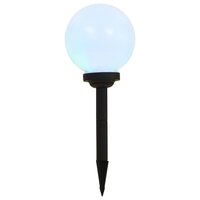 Meubelen-Online - LED-solarlampen rond 20 cm RGB 3 st