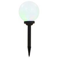Meubelen-Online - LED-solarlampen rond 20 cm RGB 3 st