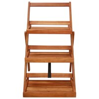 Meubelen-Online - Plantenstandaard 3-laags 50x63x80 cm massief acaciahout