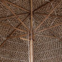 Meubelen-Online - Parasol van bamboe met dak van bananenbladeren 210cm