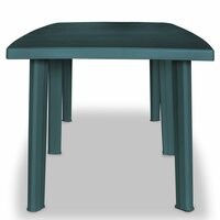 Meubelen-Online - Tuintafel Arno 210x96x72 cm kunststof groen