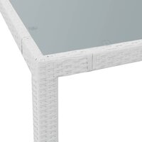 Meubelen-Online - Tuinset Como poly rattan cr&egrave;mewit