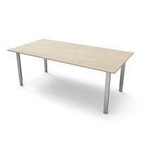 Kerkmann - Vergadertafel Alpha blank 200x100cm verstelbaar