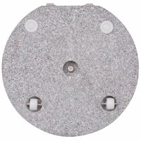 Meubelen-Online - Parasolvoet grijs rond 30 kg graniet