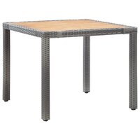 Meubelen-Online - Tuinset Sunset met kussens poly rattan grijs