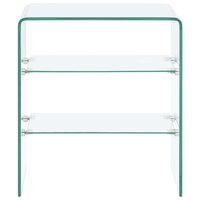 Meubelen-Online - Bijzettafel Ton 50x40x56 cm gehard glas