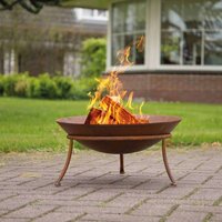 RedFire Vuurplaats Tulsa staal roestkleurig