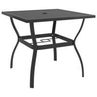 Tuintafel Kees 81,5x81,5x72 cm staal antraciet