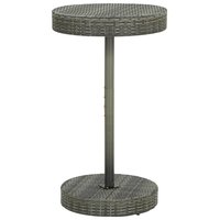 Bartafel Sandor 60,5x106 cm poly rattan grijs