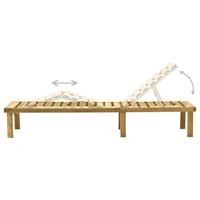 Ligbed Easy met tafel ge&iuml;mpregneerd grenenhout