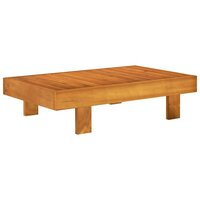 9-delige Loungeset Wood met donkergrijze kussens acaciahout
