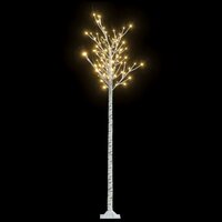 Kerstboom wilg met 200 LED&#039;s binnen en buiten 2,2 m warmwit