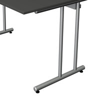 Kerkmann - Bureau Profi antraciet 120x80 cm