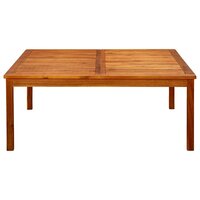 Tuintafel Mix salontafel 110x110x45 cm massief acaciahout