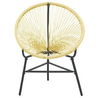 Tuinstoel Acapulco poly rattan beige