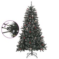 Kunstkerstboom met standaard 150 cm PVC groen | Prachtig!