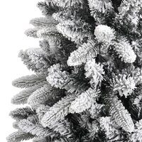 Kunstkerstboom met sneeuw 150 cm PVC en PE