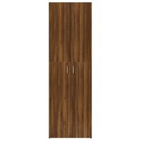 Archiefkast Andr&eacute; 60x32x190 cm bewerkt hout bruineikenkleurig