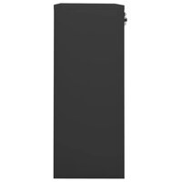 Archiefkast James 90x40x102 cm staal antracietkleurig