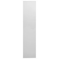 Archiefkast Cantate 90x40x180 cm staal en gehard glas lichtgrijs