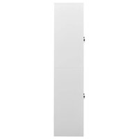 Archiefkast Didier 90x40x180 cm staal lichtgrijs