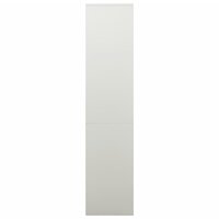 Archiefkast Vitrine 90x40x180 cm staal lichtgrijs