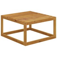 Loungeset Moon met kussens grijs massief acaciahout