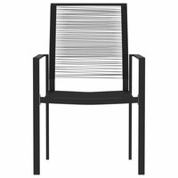 Tuinset Nice zwart metaal 5-delig design