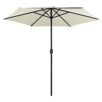 Parasol Met Aluminium Paal 270X246 Cm Zandwit