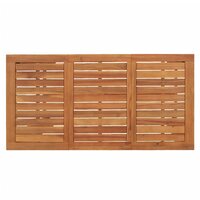 Tuinset Barset massief acaciahout tafel met 6 krukken