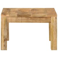 Salontafel Hannie 55X55X35 Cm Massief Mangohout