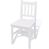 Eethoek Lucy  70x70 cm wit tafel met 2 stoelen