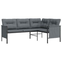 Loungeset Adriaan Staal Antracietkleurig