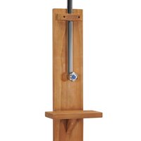 Buitendouche 75X75X210 Cm Massief Teakhout