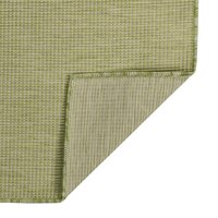 Buitenkleed Platgeweven 140X200 Cm Groen