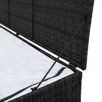 Tuinbox 150X50X60 Cm Poly Rattan Zwart