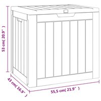 Tuinbox 55,5X43X53 Cm Polypropeen Zwart
