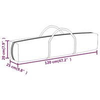 Partytent Inklapbaar Met Zijwanden 2X2 M Antracietkleurig