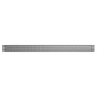 Plantenbak 512X80X36 Cm Gepoedercoat Staal Zilverkleurig