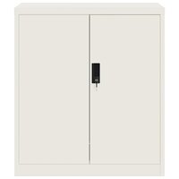 Archiefkast Anton 79X40X90 Cm Staal Wit