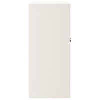 Archiefkast Anton 79X40X90 Cm Staal Wit