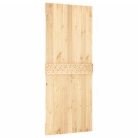 Schuifdeur Romke Met Beslag 85X210 Cm Massief Grenenhout