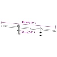 Schuifdeur Romke Met Beslag 85X210 Cm Massief Grenenhout