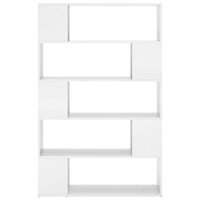 Boekenkast Roomdivider Bewerkt Hout Hoogglans Wit