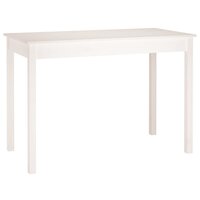 Eettafel Abel 110X55X75 Cm Massief Grenenhout Wit