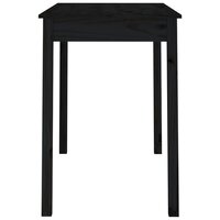 Eettafel Abel 110X55X75 Cm Massief Grenenhout Zwart