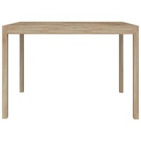 Eettafel Plesman 110X70X75 Cm Massief Acaciahout