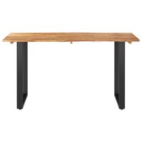 Eettafel Wanda 140X70X76 Cm Massief Acaciahout 