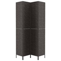 Kamerscherm Bandung 163X180 Cm Waterhyacint Zwart 4-delig