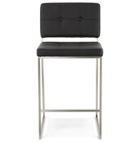 Counter chair Wobbe barkruk zwart